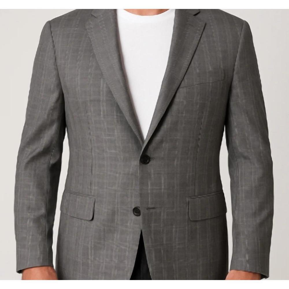 NEW TODD SNYDER sutton jacket classic slim fit blazer in gray - Picture 2 of 2